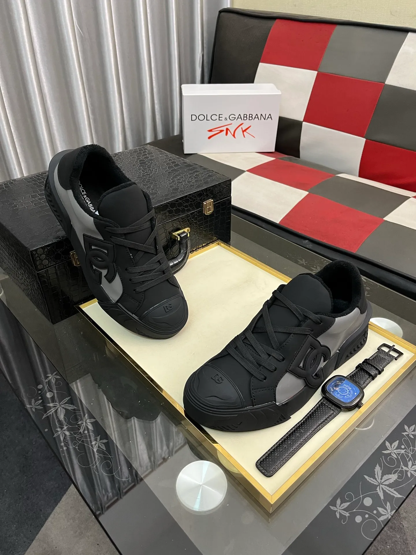 Men's shoes💰500⌚️⌚️【DG】Latest official website high-top casual, men's shoes original quality imported cowhide➕Yangli [Proud] In terms of materials and workmanship, it beats all versions on the market💕Highest quality shipments. Real photos, imported fabrics highlight the unique charm of the brand😘The shoelaces are also original custom-made👻Classic lace-up shoes are very comfortable on the feet, sizes 35-465️⃣colors available